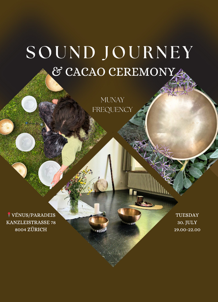 flyer poster Sound Journey & Cacao Ceremony